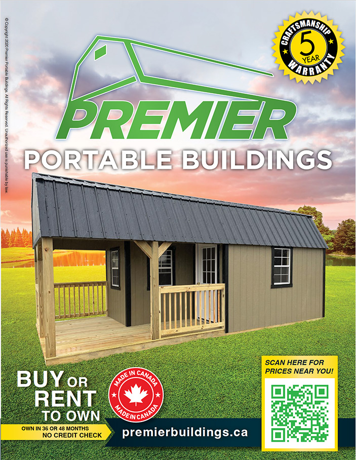 Brochure Cover of Premier Portable Buildings