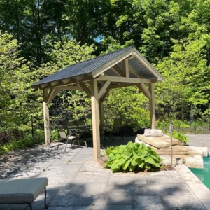 8x8 Complete Timberframe Pavilion Kit
