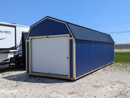12x32 Blue Lofted Garage for sale in Wiarton