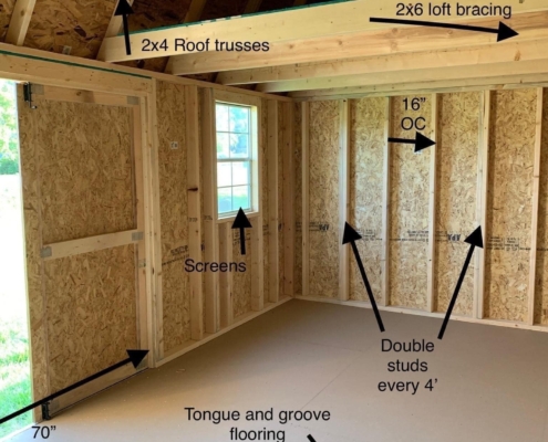 Lofted Barn Shed