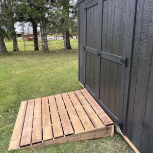 5x5 Shed Ramp - Pressure Treated Lumber